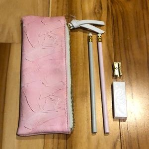 Pencil Case with 2 Pencils, Eraser, & Sharpener